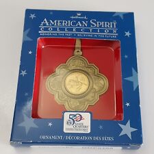 Hallmark American Spirit Collection Delaware Quarter QMP9400 Ornament Open Box picture