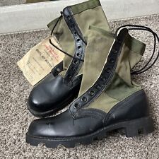 Vietnam Jungle Boots, 3rd Pattern with Panama Sole Sz 7.5 R 1988 picture