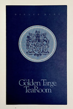 1990s Louisville KY Golden Targe Tea Room Executive West Hotel Menu Brochure picture