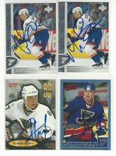  1996-97 Upper Deck #143 Murray Baron Signed Hockey Card St Louis Blues picture