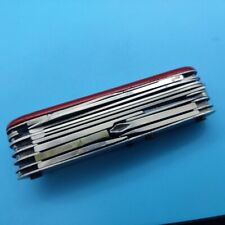 Vintage Victorinox Champion Red Swiss Army Knife Multi Tool Missing Scale  picture