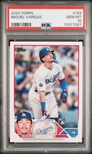 PSA 10 2023 Topps Miguel Vargas RC Rookie Los Angeles Dodgers picture