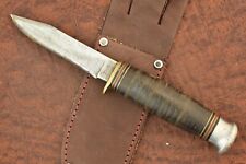 VINTAGE WILLIAM RODGERS I CUT MY WAY LEATHER FIXED BLADE SHEFFIELD ENGLAND 15658 picture