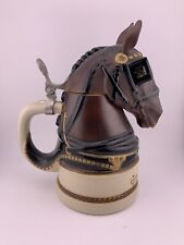 1995  world famous Budweiser clydesdale stein picture