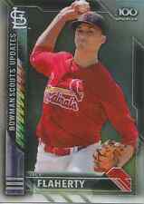 Jack Flaherty 2016 Bowman Chrome Top 100 parallel insert RC rookie card picture