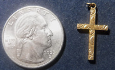 Vintage 12K Gold Filled Petite Cross picture