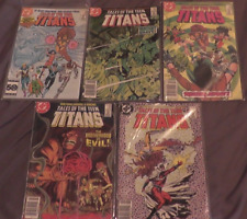 lot of 6 tales of the teen titans comics dc 1985 picture