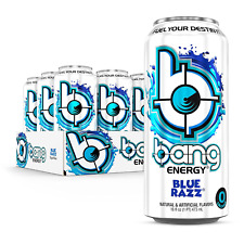 Bang Energy Blue Razz, Sugar-Free Energy Drink, 16-Ounce Pack of 12 picture