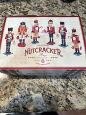 William-Sonoma Nutcracker Mugs Set Of 6 Christmas Holiday NEW Made Of Earthware picture