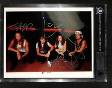 Metallica Early 90’s All 4 Signed Group 8x10 Photo Auto Grade 10 BAS picture