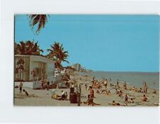 Postcard Beach Scene Lauderdale-by-the-Sea Florida USA picture