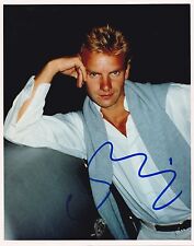 MUSIC ICON STING SIGNED 8X10 PHOTO AUTHENTIC AUTOGRAPH IN-PERSON THE POLICE COA picture