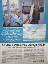 9/1978 PUB PAUL LENGELLE ART HISTORY AEROSPACE PROJECT PAINTER AIR ORIGINAL AD picture