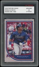 Ronald Acuna Jr. 2018 Topps Big League 1st Graded 10 Rookie Card Atlanta Braves picture