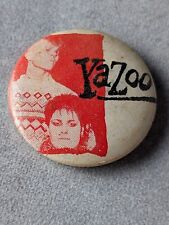 VINTAGE YAZOO PIN BADGE Purchased Around 1986  picture