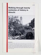 1990s WALKING TOUR OF UTRECHT brochure VVV visitor's guide HISTORY canals  picture