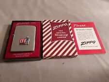 Late 1950s BOXED UNUSED Zippo CF&I Steel Lighter Pat Pending picture