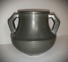 Antique OLD COLONIAL PEWTER Two-Handed Vase 1920 Brewster Pewter of Massachusett picture