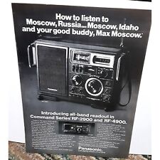 1979 Panasonic Shortwave Radio RF 2900 RF 4900 Command Vintage Print Ad 70s picture