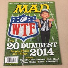 Mad Magazine #531 2014 20 Dumbest People Events and Things NFL Comic New picture