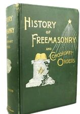 HISTORY of FREEMASONRY AND CONCORDANT ORDERS 1891 (c) 1890 HC VG STILLSON RARE picture