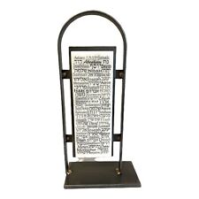 Gary Rosenthal BAR MITZVAH BOOKEND FAMOUS MEN OF THE BIBLE MIXED METAL STONE NEW picture