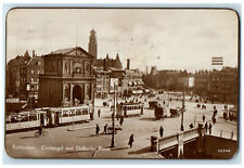 1927 Coolsingel With Delft Gate Rotterdam Netherlands RPPC Photo Postcard picture