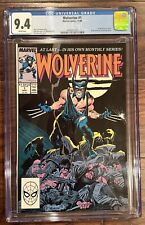 WOLVERINE #1 CGC 9.4 WHITE PAGES 1st Patch 1988 picture