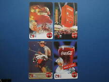 1995 Coca-Cola Phonecards Sundblom Santa Norman Rockwell  Collect-a-Card  4pcs  picture