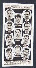 FOOTBALL JOHN PLAYER CIGARETTES CARD 1930 CUP #23 TOTTENHAM HOTSPUR SPURS 1901 picture