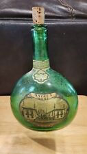 Vintage Mateus Rose Green Glass Bottle picture
