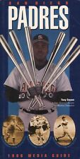 1996 MLB SAN DIEGO PADRES MEDIA GUIDE / CAMINITI / GWYNN / HENDERSON / HOFFMAN picture