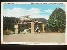 Vintage Postcard 1930-1945 Oldest Well in the U.S.A. Glorieta Pass New Mexico picture
