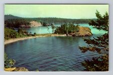 Fidalgo Island WA-Washington, Rosario Beach, Puget Sound, Vintage Postcard picture