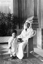 Moulay Youssef Sultan Morocco his son Prince Moulay Hassan Hot- 1931 Old Photo picture