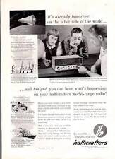 1962 Hallicrafters PRINT AD Radios S-120 World Range Receiver  picture