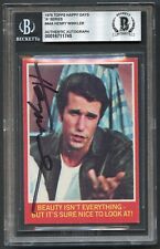 Henry Winkler #44A signed autograph 1976 Topps Happy Days A Series Card BAS Slab picture