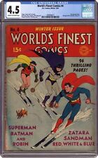 World's Finest #4 CGC 4.5 1941 1969566011 picture