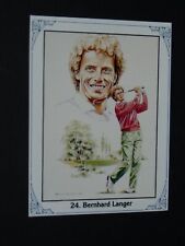 1989 BIRCHGREY CARD GOLF PANASONIC EUROPEAN OPEN #24 BERNHARD LANGER GERMANY picture