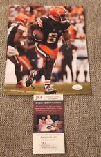 ELIJAH MOORE SIGNED 8X10 PHOTO CLEVELAND BROWNS WR JSA AUTHENTICATED #AP94898 picture