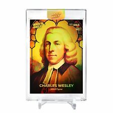 CHARLES WESLEY Prolific Hymnwriter Holo Gold Card 2023 GleeBeeCo #CWPH-G 1/1 picture