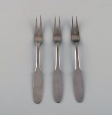 Gundorph Albertus for Georg Jensen. Three Mitra cold meat forks. picture