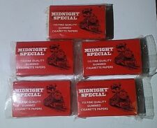 10 Books Midnight Special 115 Vintage Cigarette Rolling  Papers  1150 papers picture