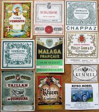 Vintage Wine & Liquor Bottle Labels 50 Different 1920s-30s, Group 2, Cognac Port picture