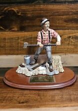 Vintage Lumberjack Mike Roche 1987 Our American Heritage West Limited Of 2500 picture