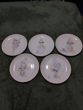 1984 Precious Moments 5 Plate Set picture