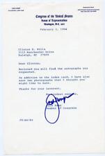 JACK KEMP Signed Letter NFL Chargers Bills New York Congress Autograph ALS picture