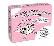 Andrews McMeel Good Advice Cupcake 2022 Day-to-Day Calendar    w picture