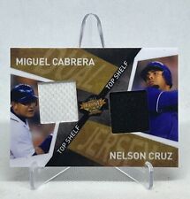 Miguel Cabrera / Nelson Cruz 2015 TCSP Top Shelf Relic Jersey /90 ( Tigers ) picture
