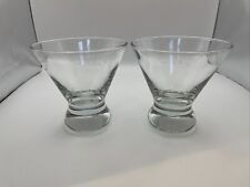 GENTLEMAN JACK Set Of 2 Glasses Etched Short Cosmo Old Fashioned Martini Daniels picture